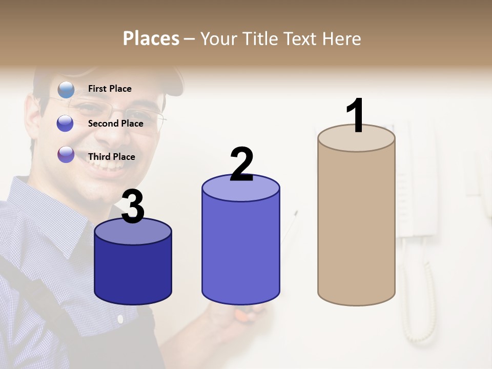 Plant Troubleshooter Repair PowerPoint Template