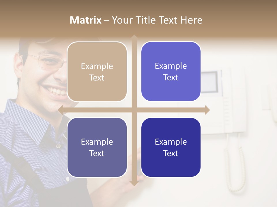 Plant Troubleshooter Repair PowerPoint Template