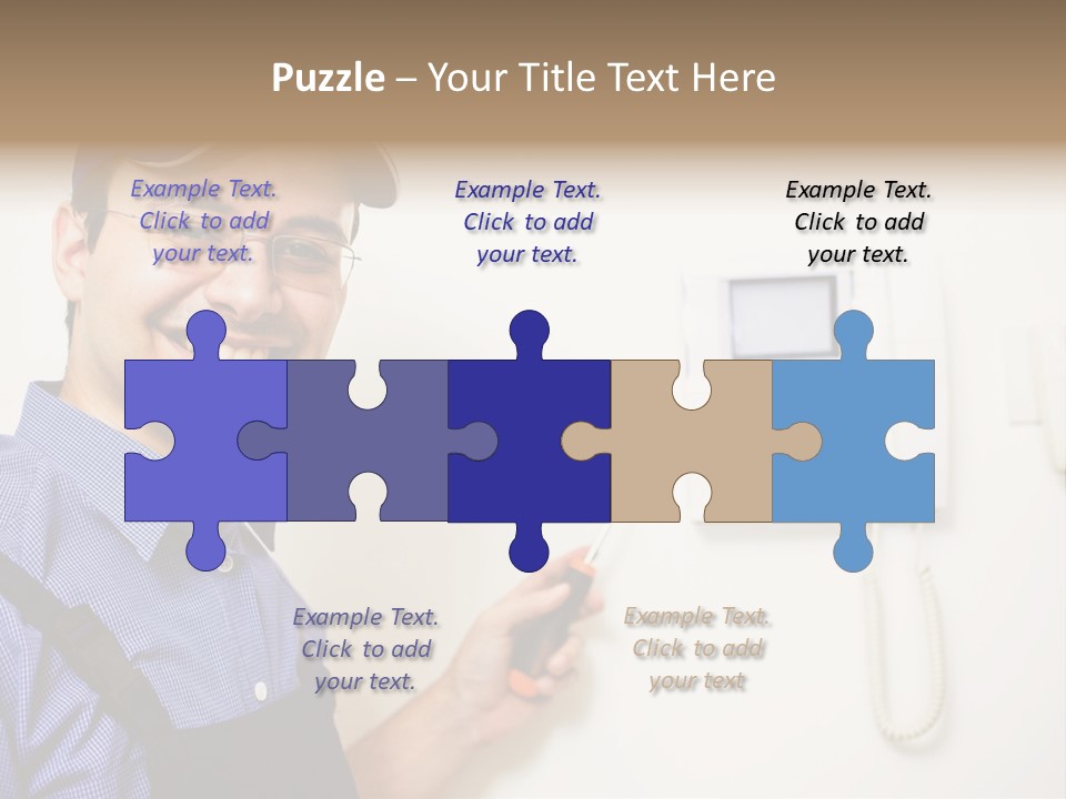 Plant Troubleshooter Repair PowerPoint Template