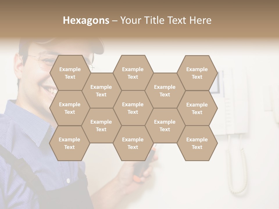 Plant Troubleshooter Repair PowerPoint Template