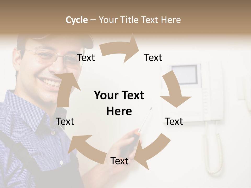 Plant Troubleshooter Repair PowerPoint Template