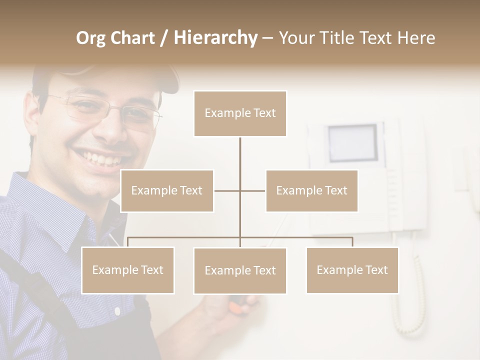 Plant Troubleshooter Repair PowerPoint Template