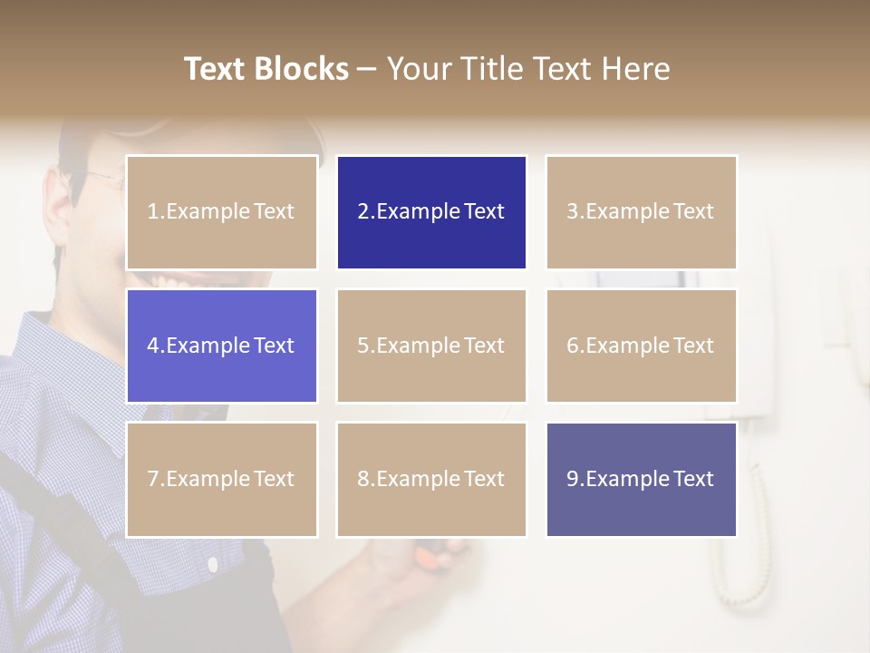 Plant Troubleshooter Repair PowerPoint Template
