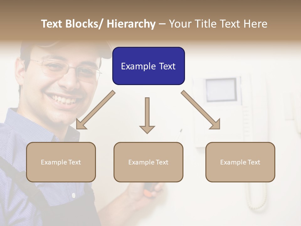Plant Troubleshooter Repair PowerPoint Template