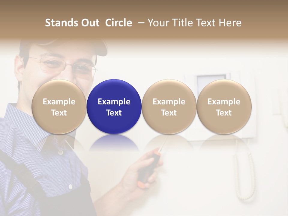 Plant Troubleshooter Repair PowerPoint Template