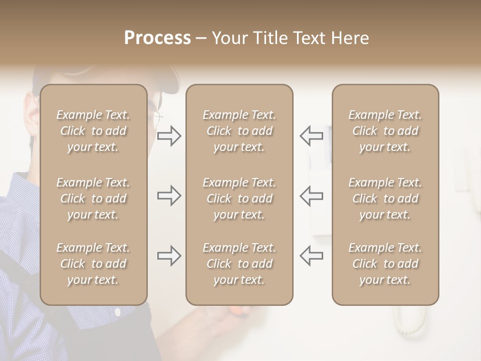 Plant Troubleshooter Repair PowerPoint Template
