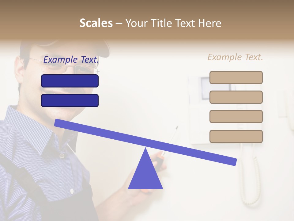 Plant Troubleshooter Repair PowerPoint Template