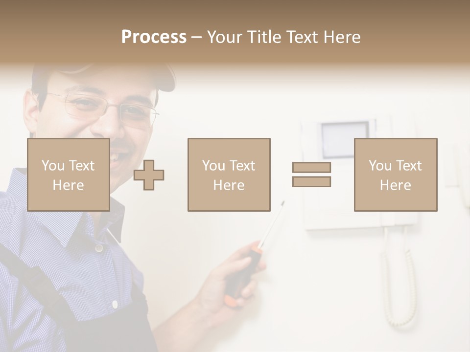 Plant Troubleshooter Repair PowerPoint Template
