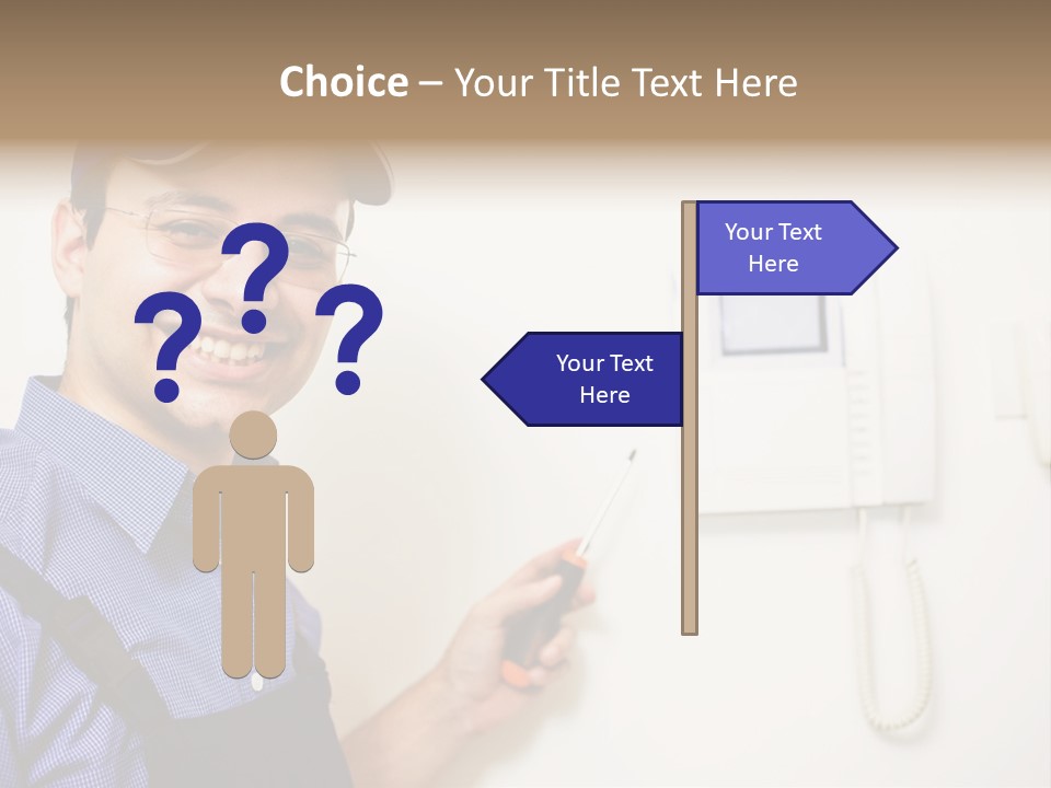 Plant Troubleshooter Repair PowerPoint Template