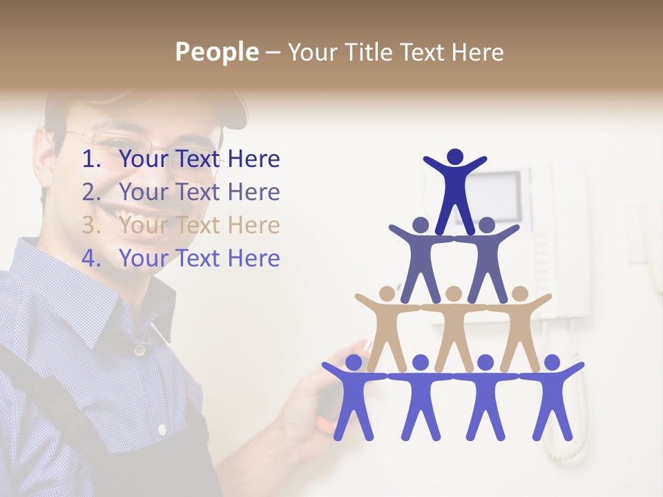 Plant Troubleshooter Repair PowerPoint Template