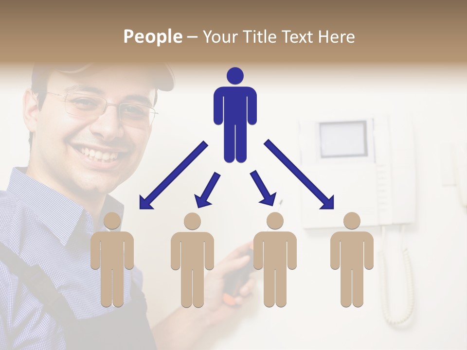 Plant Troubleshooter Repair PowerPoint Template