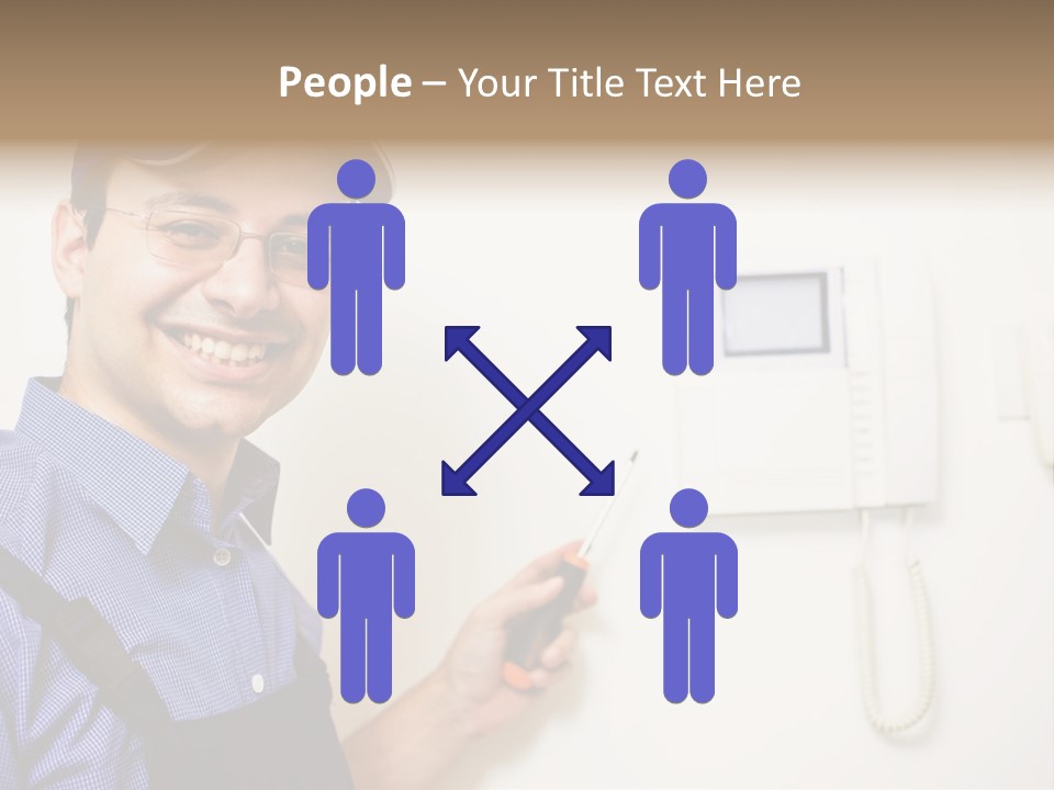 Plant Troubleshooter Repair PowerPoint Template