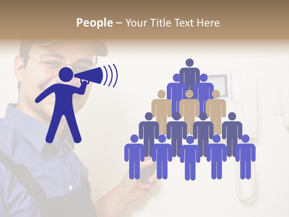 Plant Troubleshooter Repair PowerPoint Template