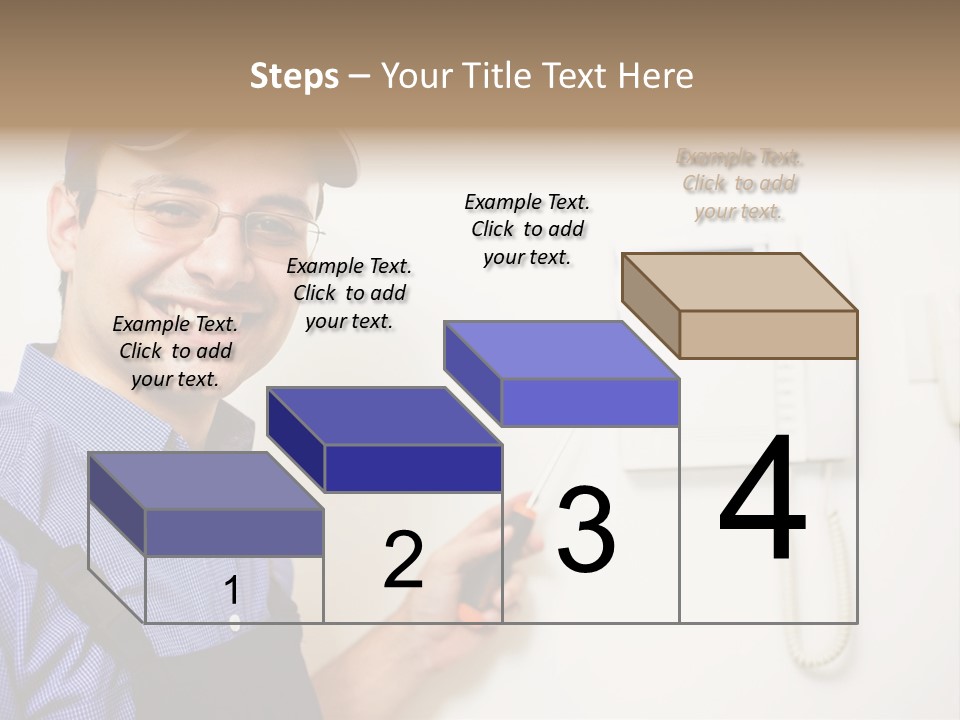 Plant Troubleshooter Repair PowerPoint Template