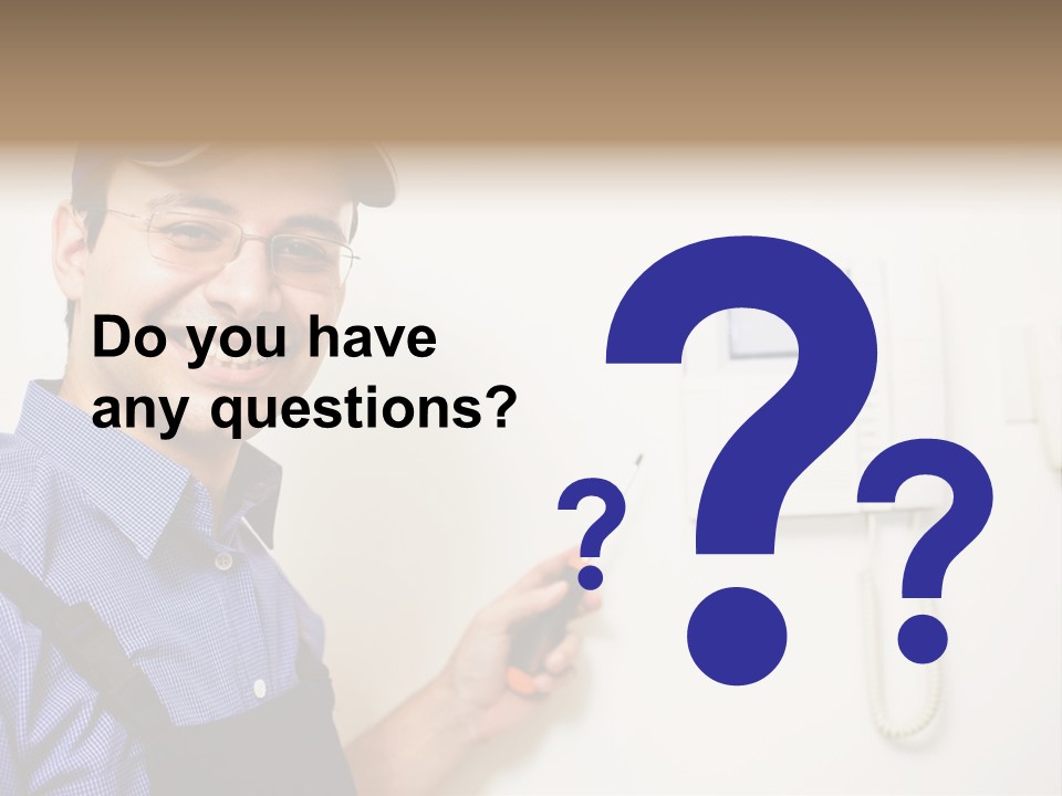 Plant Troubleshooter Repair PowerPoint Template