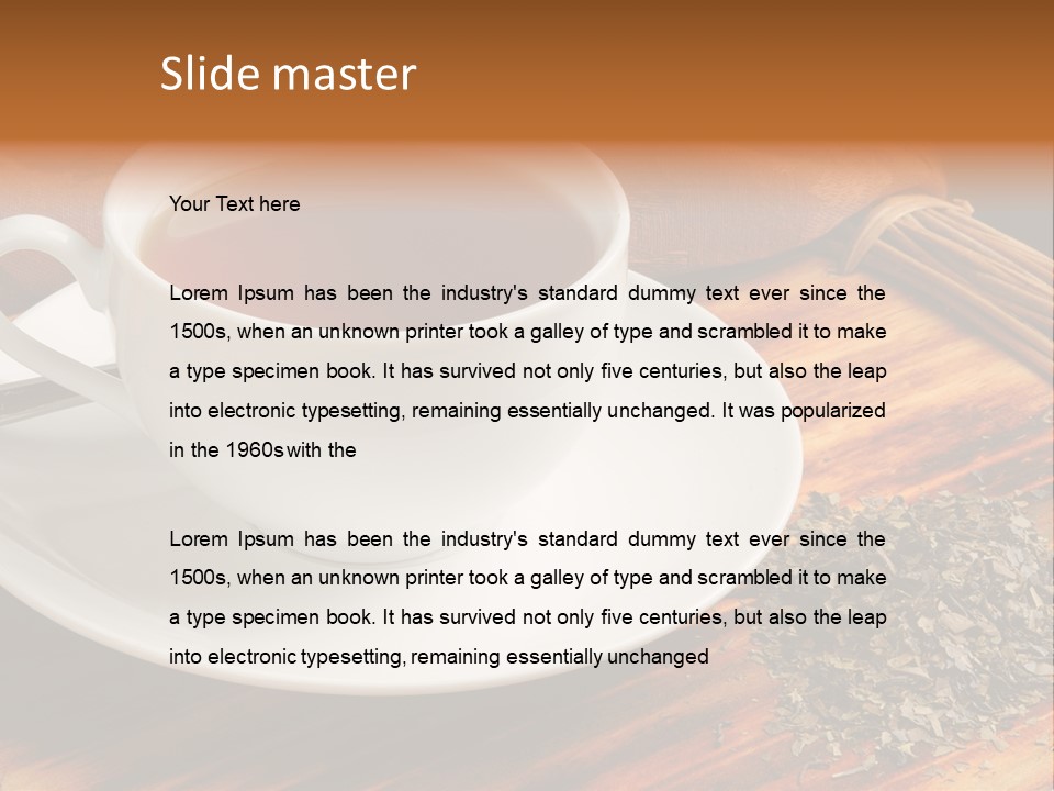 Healthy Souchong Smoked PowerPoint Template