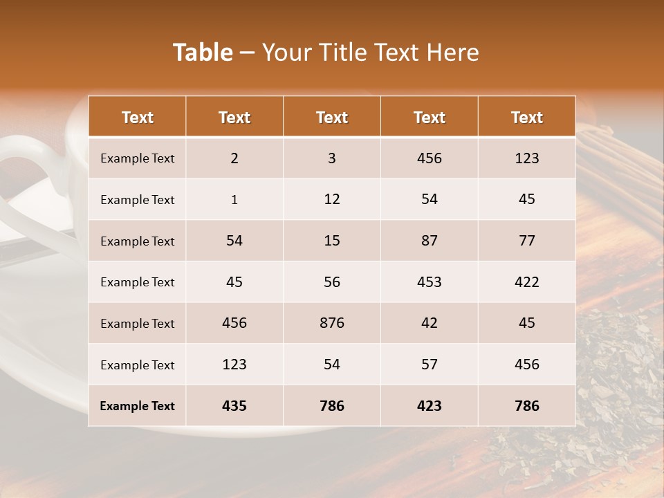 Healthy Souchong Smoked PowerPoint Template