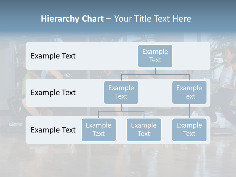 Young  Female Aerobics PowerPoint Template