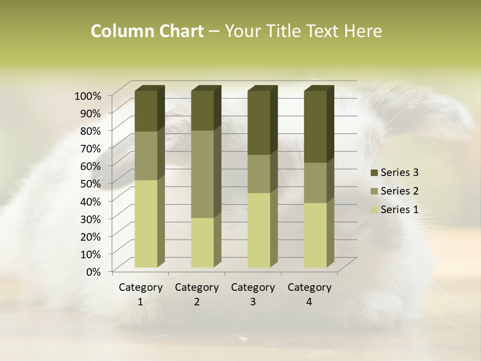 Furry Shot View PowerPoint Template