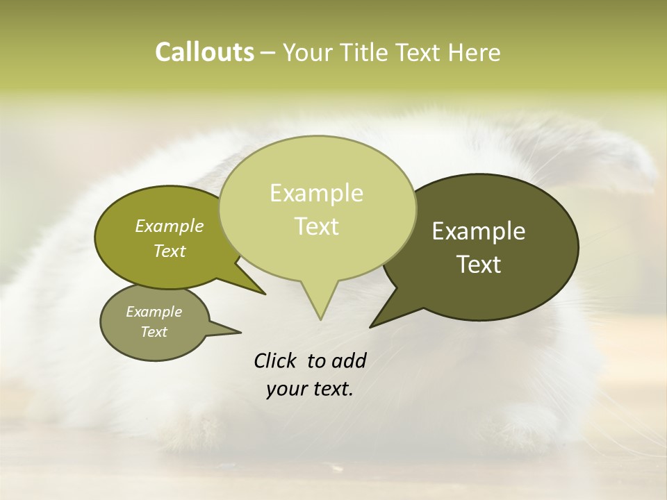 Furry Shot View PowerPoint Template