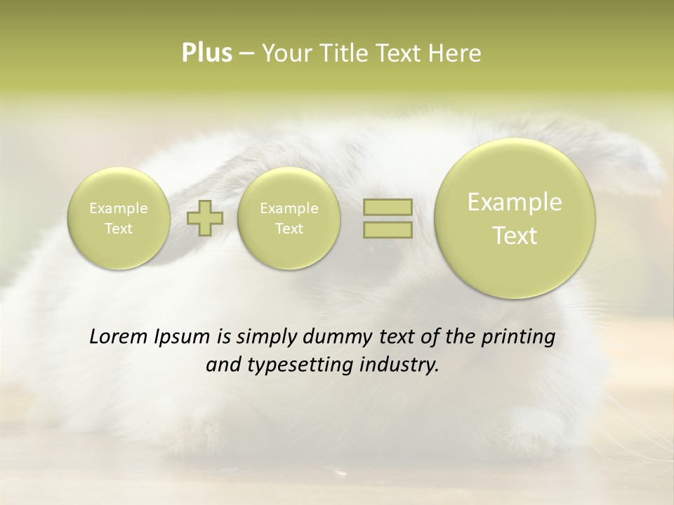Furry Shot View PowerPoint Template