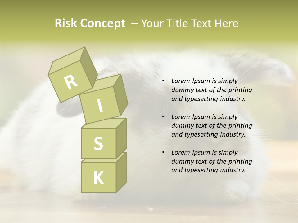 Furry Shot View PowerPoint Template