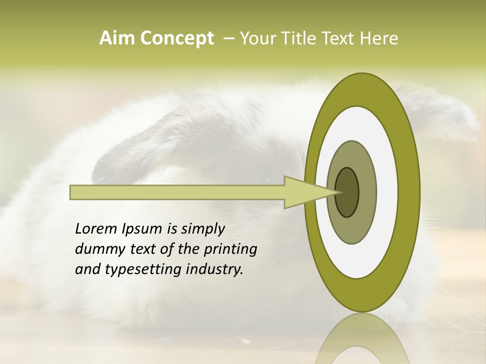 Furry Shot View PowerPoint Template