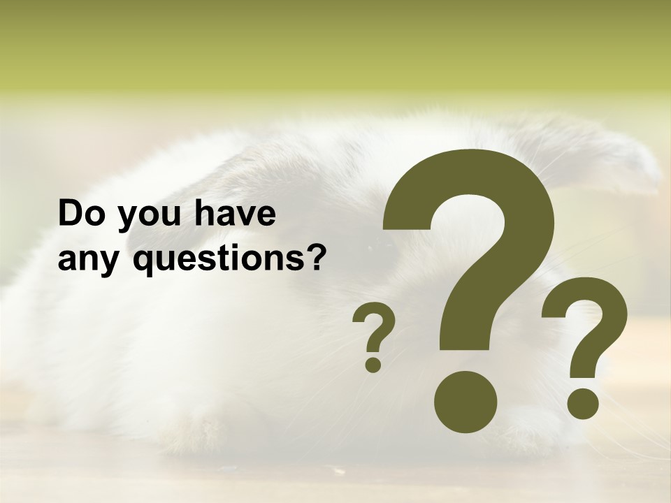 Furry Shot View PowerPoint Template