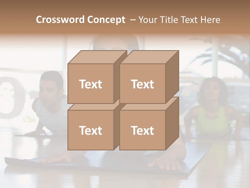 Fit Active Exercising PowerPoint Template