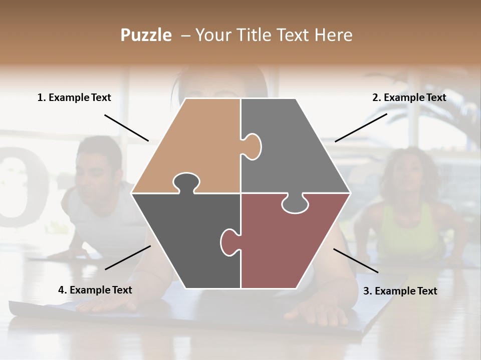 Fit Active Exercising PowerPoint Template