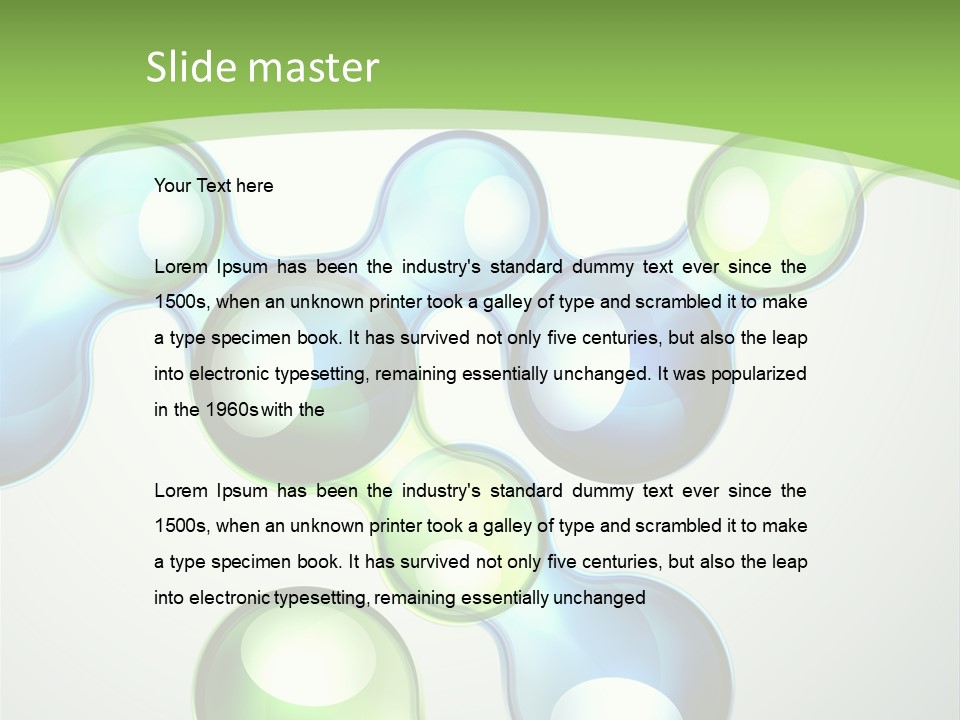 Trendy Think Graphic PowerPoint Template