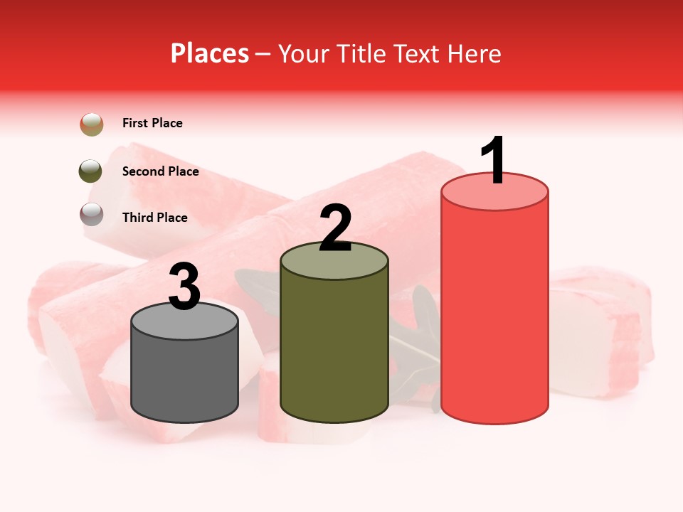 Crabmeat Finger Background PowerPoint Template