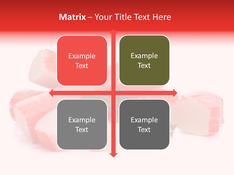 Crabmeat Finger Background PowerPoint Template