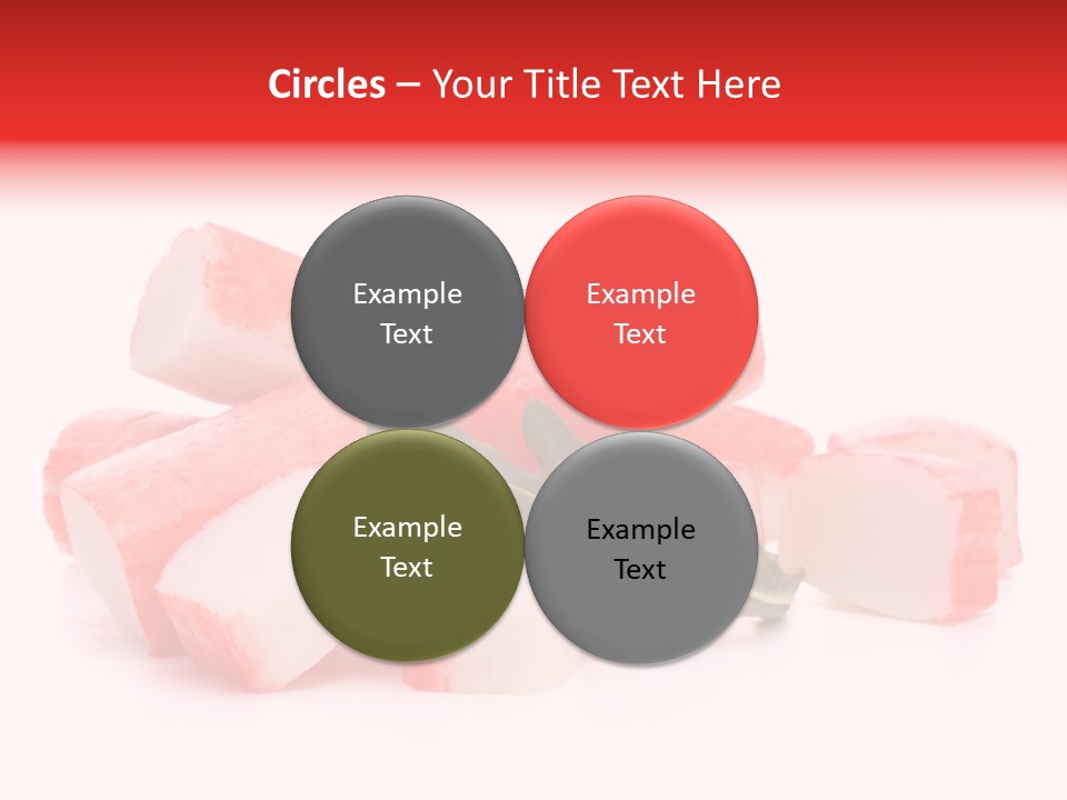 Crabmeat Finger Background PowerPoint Template