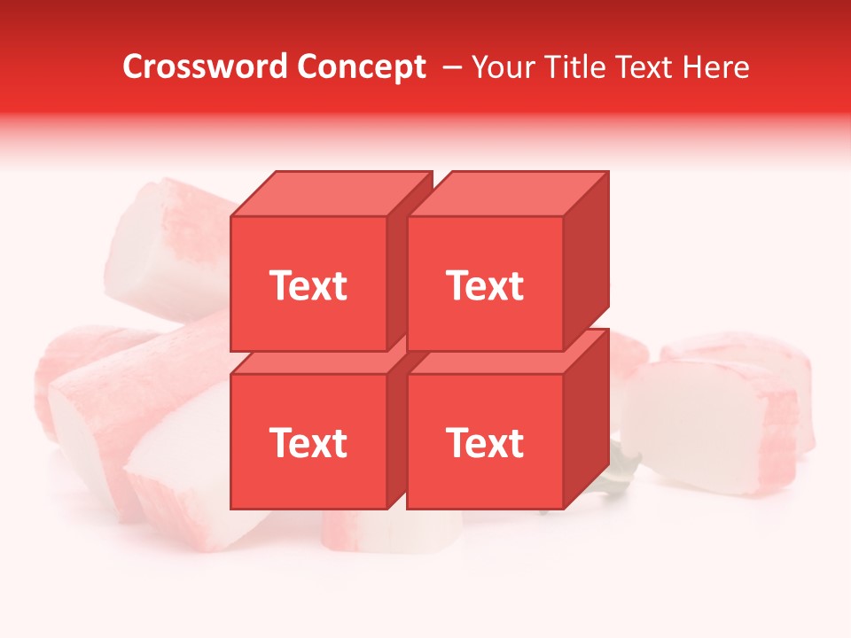 Crabmeat Finger Background PowerPoint Template