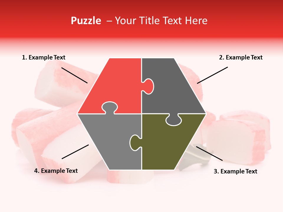 Crabmeat Finger Background PowerPoint Template