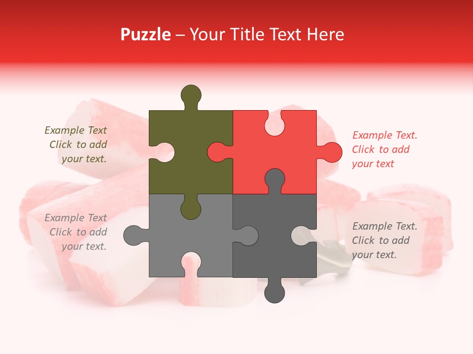 Crabmeat Finger Background PowerPoint Template