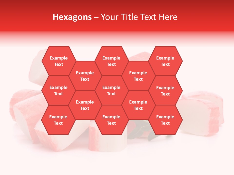 Crabmeat Finger Background PowerPoint Template