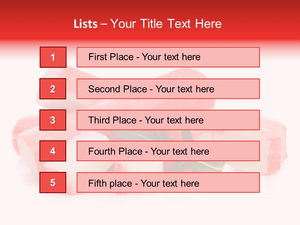 Crabmeat Finger Background PowerPoint Template