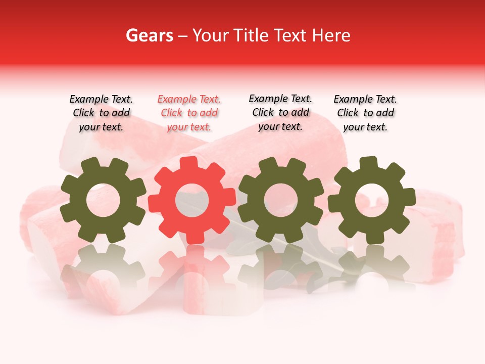 Crabmeat Finger Background PowerPoint Template