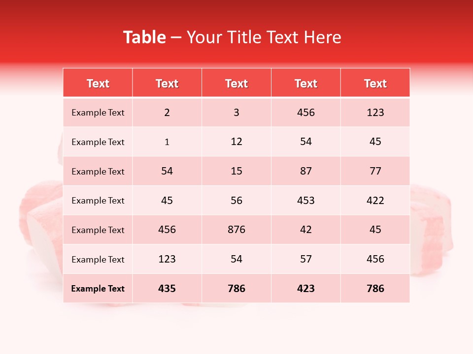 Crabmeat Finger Background PowerPoint Template