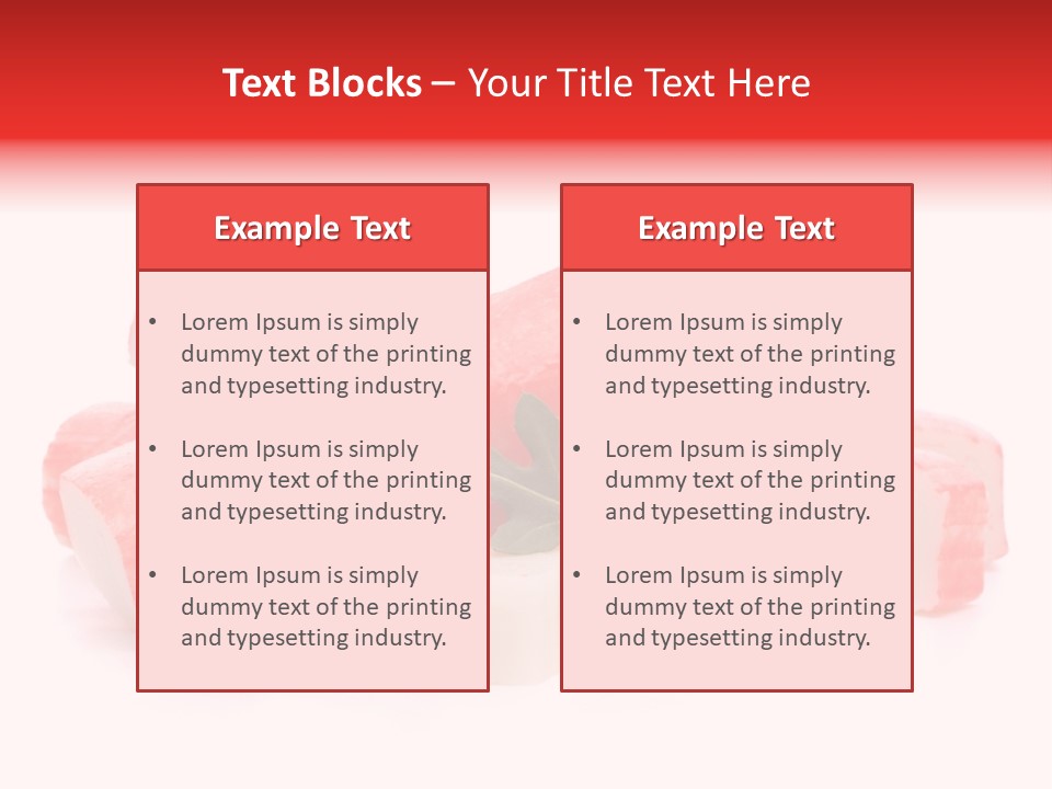 Crabmeat Finger Background PowerPoint Template