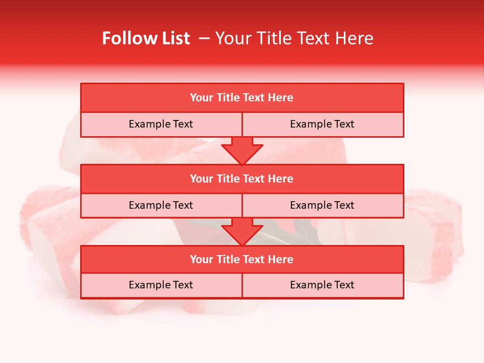 Crabmeat Finger Background PowerPoint Template