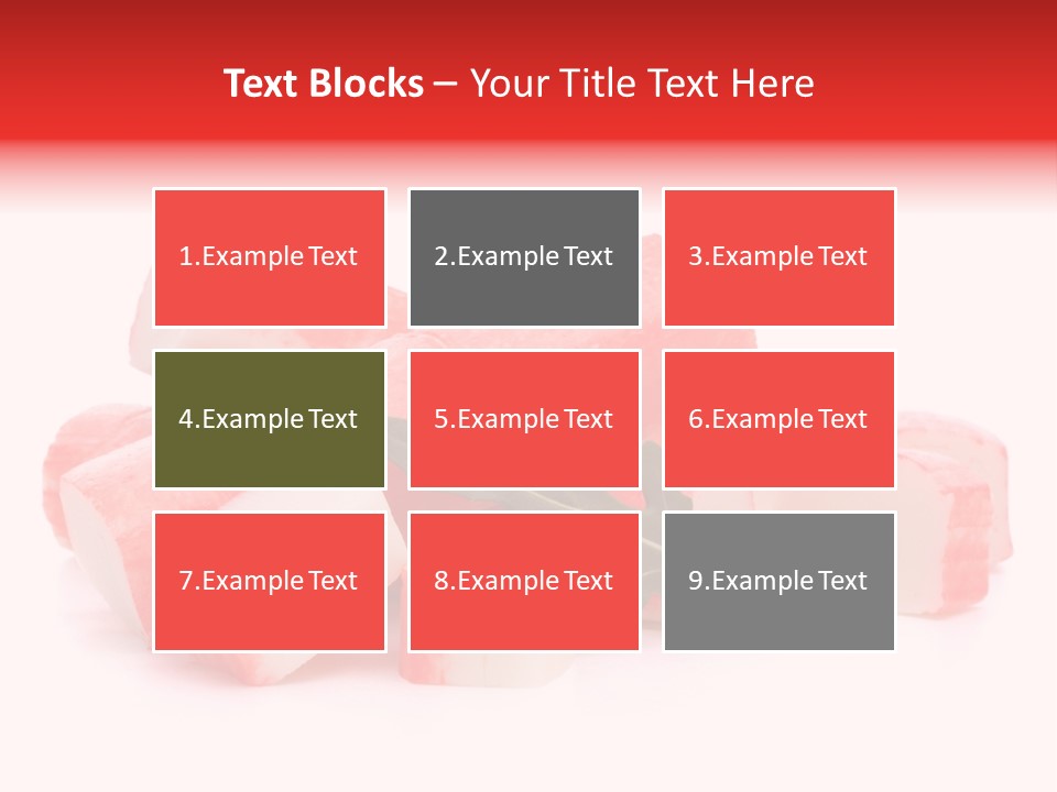 Crabmeat Finger Background PowerPoint Template