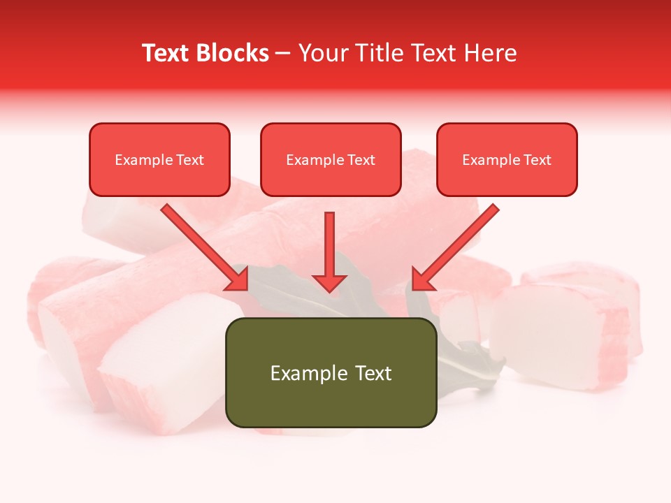 Crabmeat Finger Background PowerPoint Template