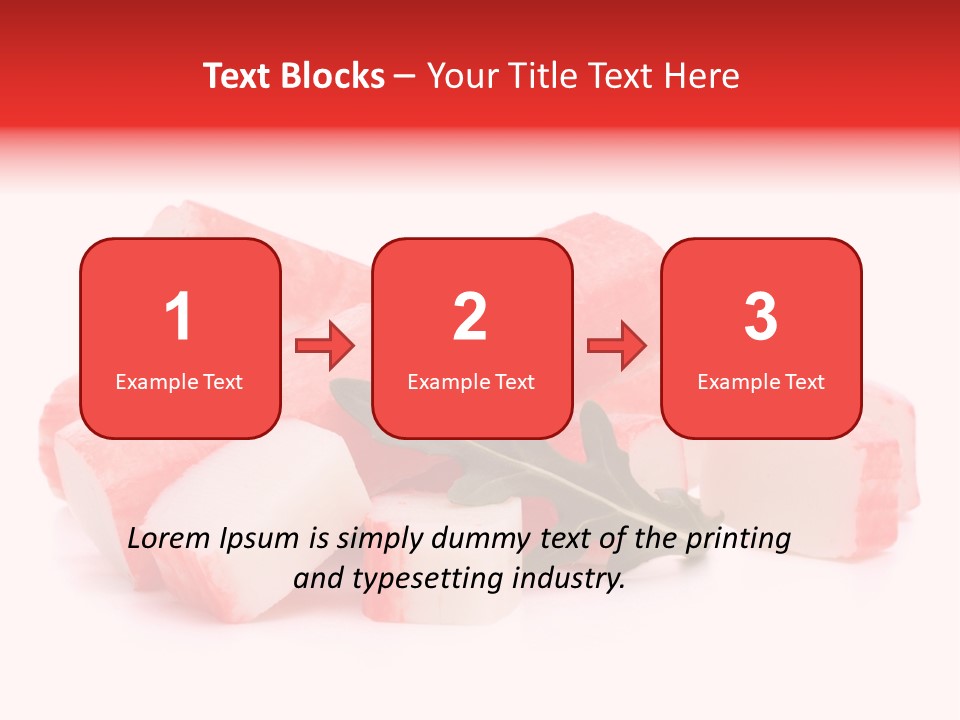 Crabmeat Finger Background PowerPoint Template