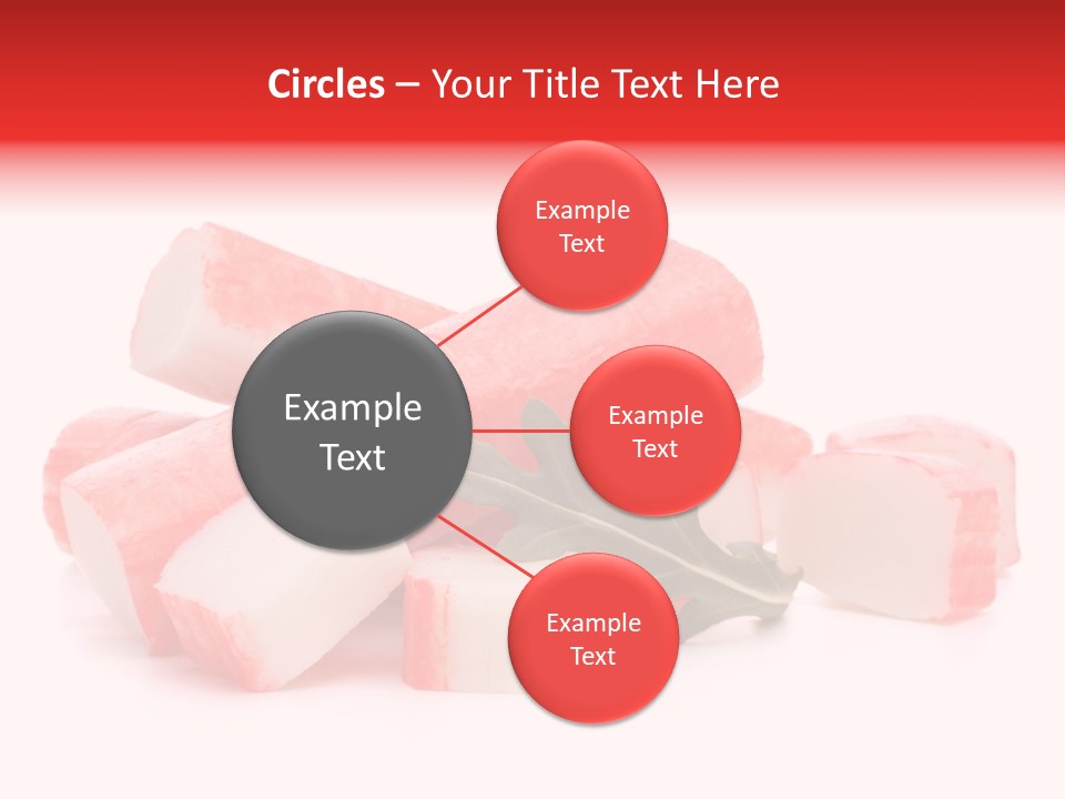 Crabmeat Finger Background PowerPoint Template