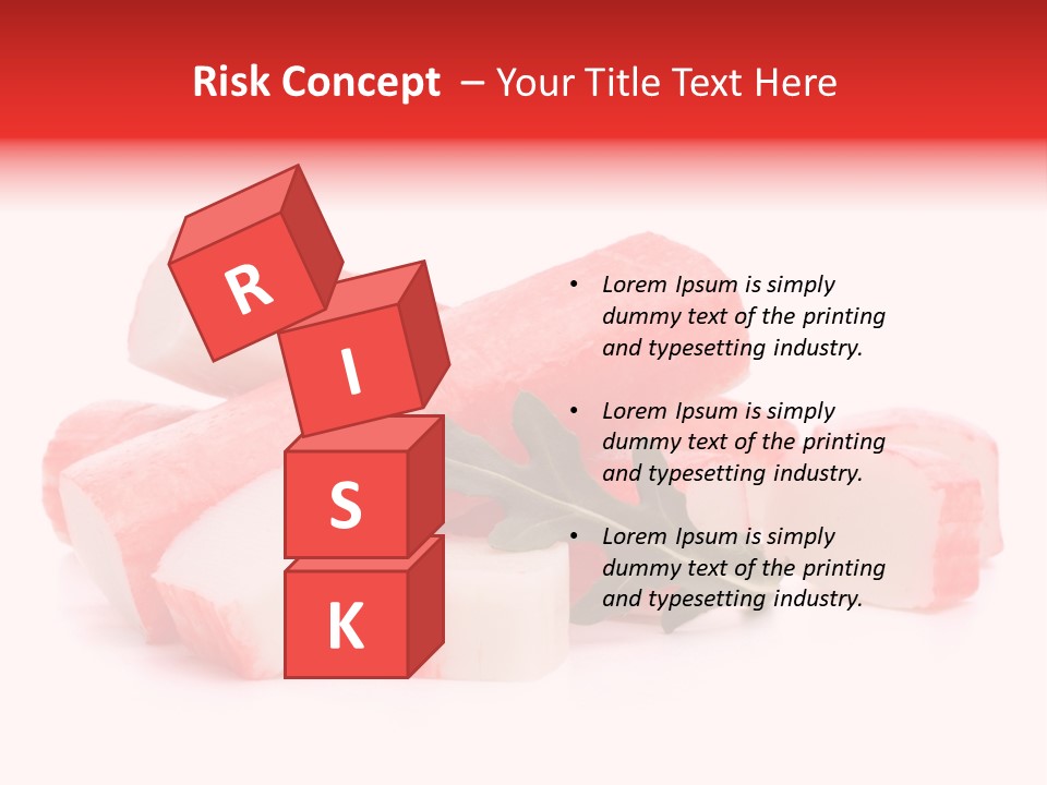 Crabmeat Finger Background PowerPoint Template