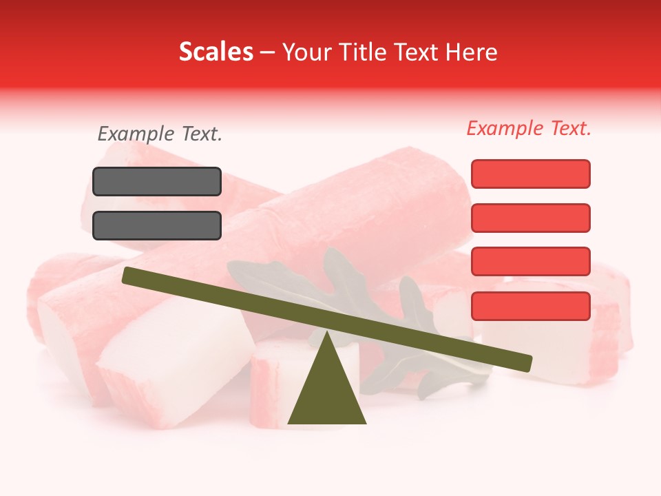 Crabmeat Finger Background PowerPoint Template