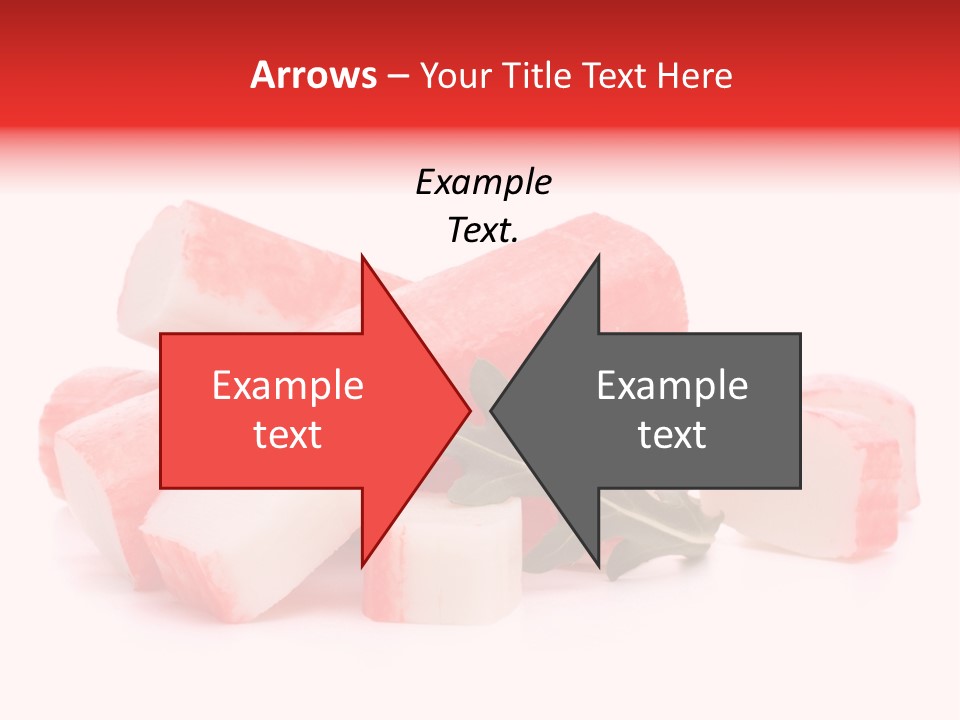 Crabmeat Finger Background PowerPoint Template